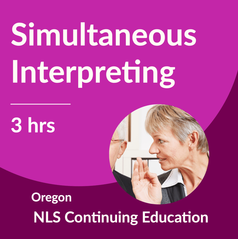 Simultaneous Interpreting for Oregon Healthcare Interpreters