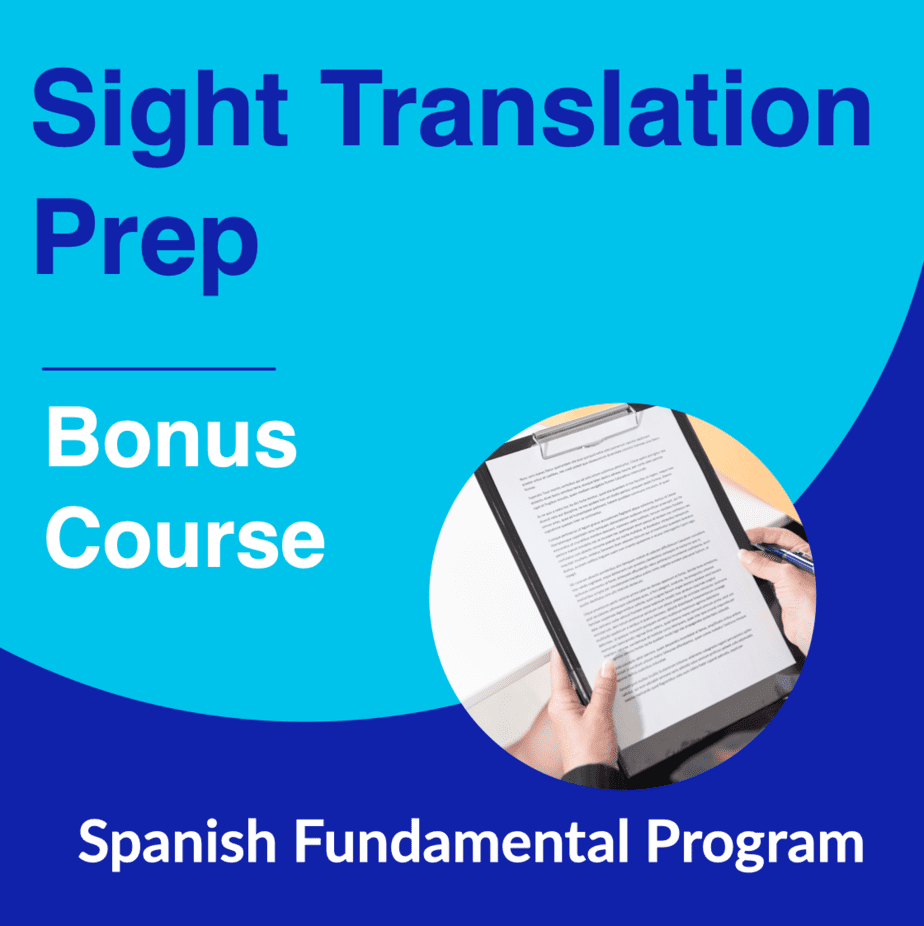 Sight Translation Lab for Spanish Interpreters